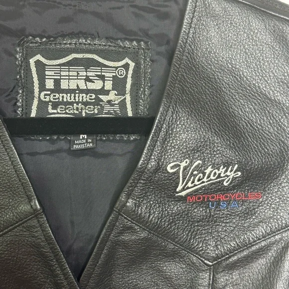 Victory Motorcycles USA Vest Size M - Picture 4 of 8